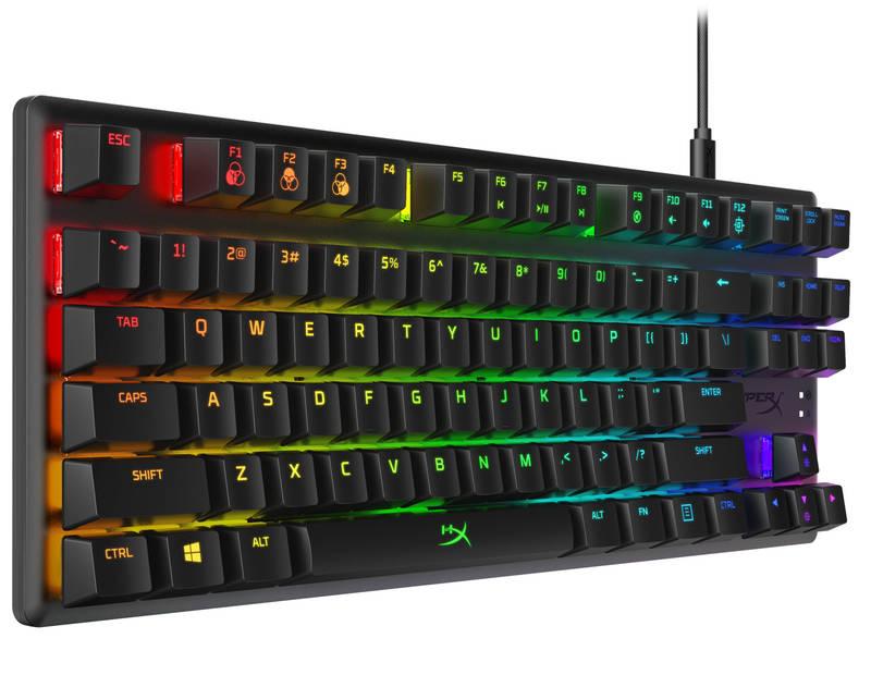 Klávesnice HyperX Alloy Origins Core - Blue - US černá