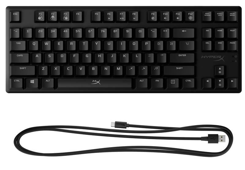 Klávesnice HyperX Alloy Origins Core - Blue - US černá