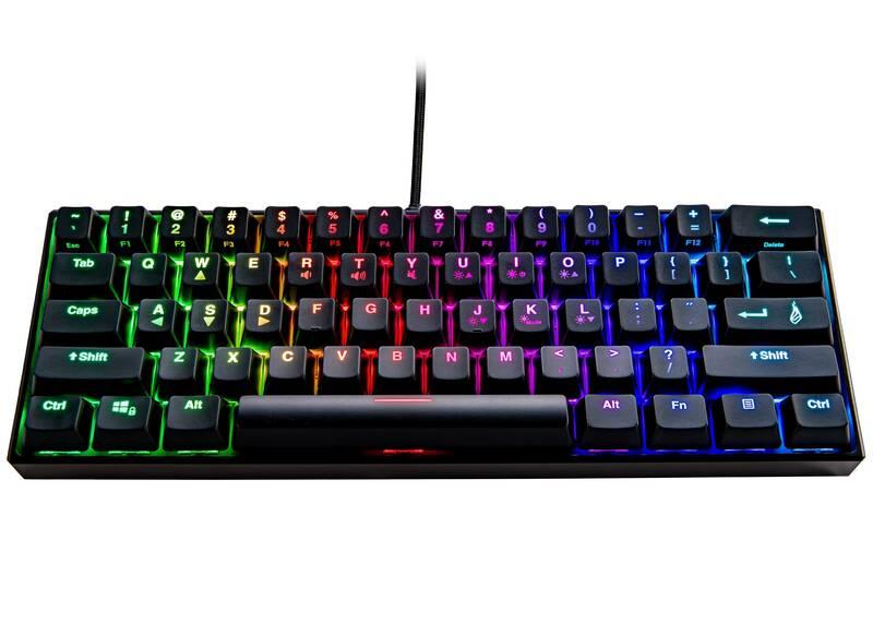 Klávesnice SureFire KingPin M1 60% RGB, US černá