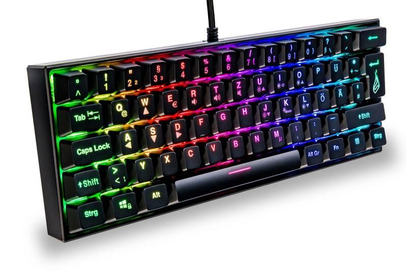 Klávesnice SureFire KingPin M1 60% RGB, US černá