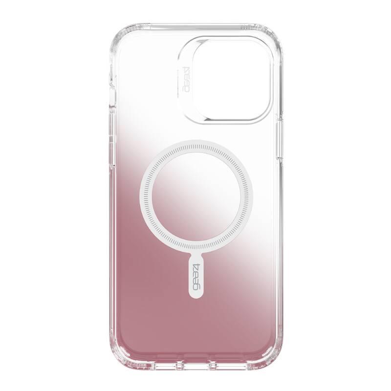 Kryt na mobil Gear4 D3O Milan Snap na Apple iPhone 13 Pro Max růžový průhledný