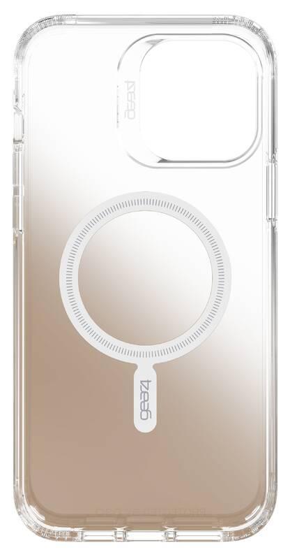 Kryt na mobil Gear4 D3O Milan Snap na Apple iPhone 13 Pro Max zlatý průhledný