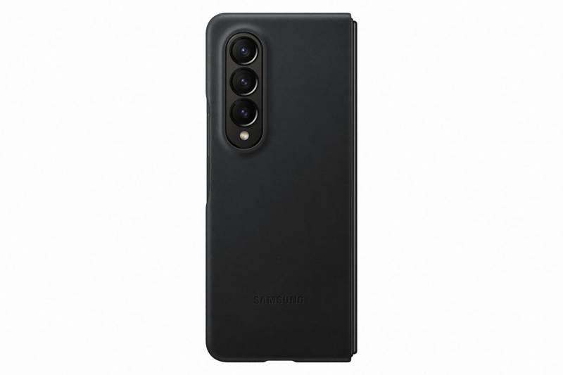 Kryt na mobil Samsung Galaxy Z Fold4 Leather černý