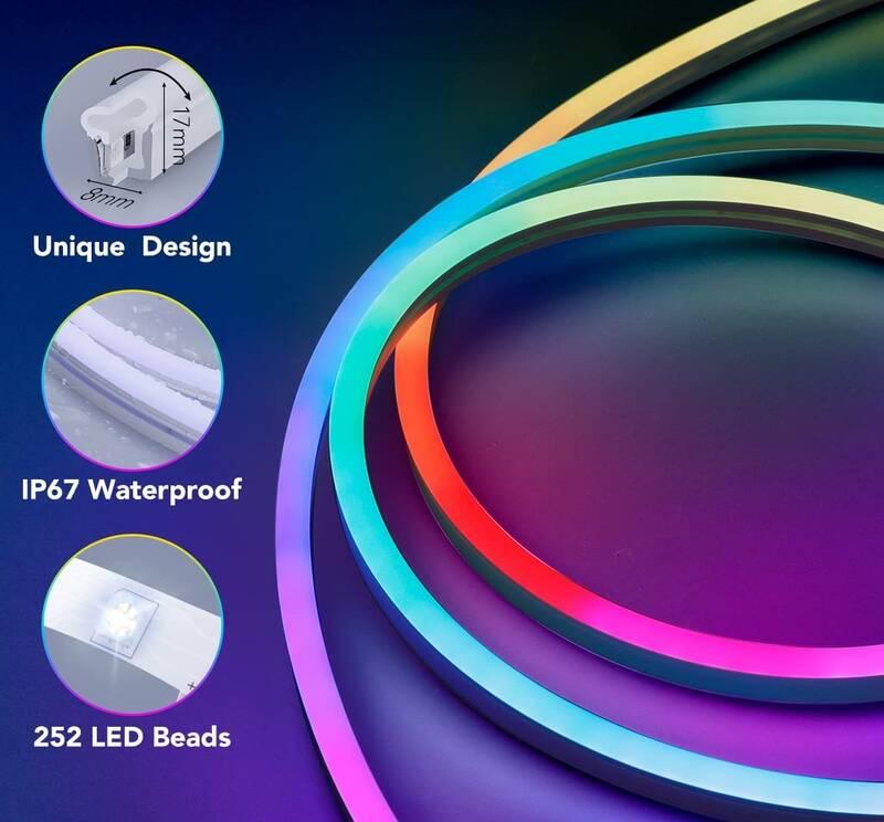 LED pásek Govee Neon SMART 5m RGBIC, LED, pásek, Govee, Neon, SMART, 5m, RGBIC