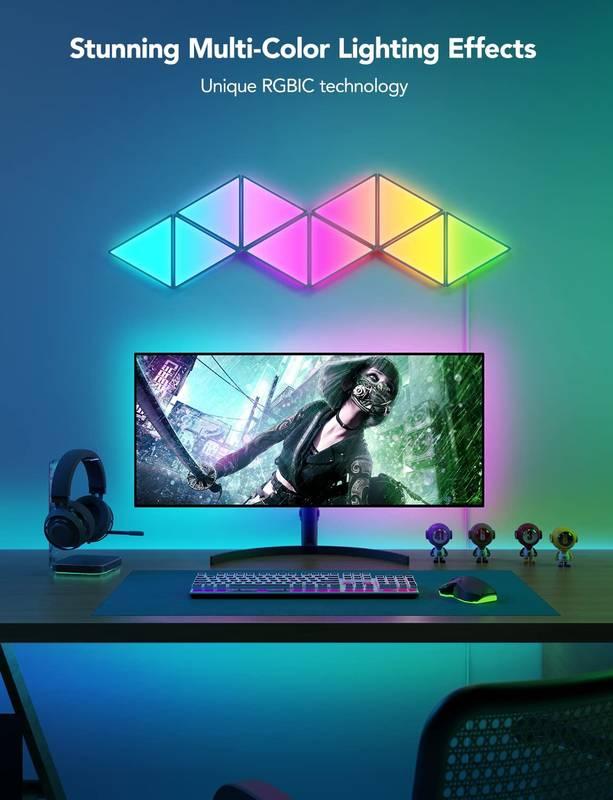 LED světlo Govee Glide Triangle LED Smart - 10ks