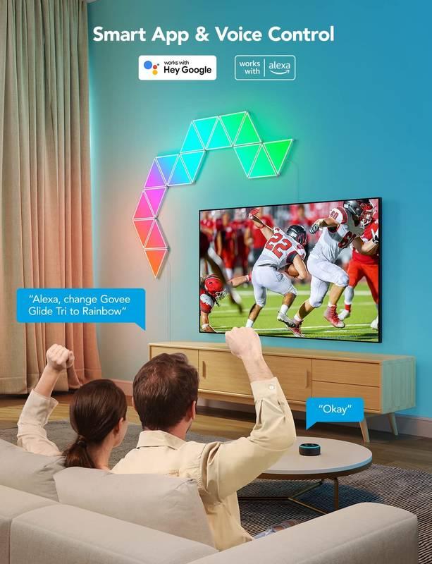 LED světlo Govee Glide Triangle LED Smart - 10ks