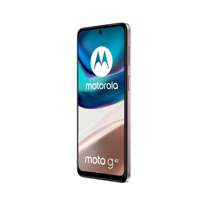 Mobilní telefon Motorola Moto G42 6GB 128GB - Metallic Rose