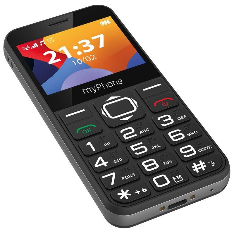 Mobilní telefon myPhone Halo 3 Senior černý
