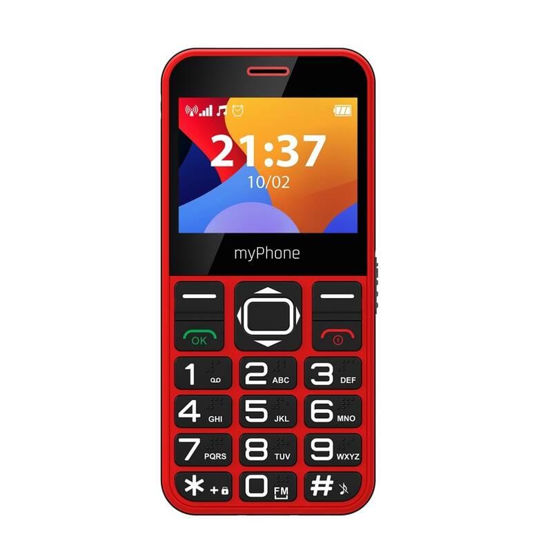 Mobilní telefon myPhone Halo 3 Senior červený
