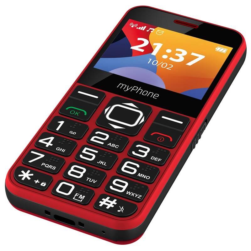 Mobilní telefon myPhone Halo 3 Senior červený, Mobilní, telefon, myPhone, Halo, 3, Senior, červený