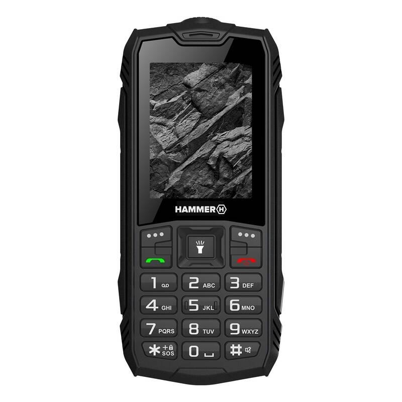 Mobilní telefon myPhone Hammer Rock černý, Mobilní, telefon, myPhone, Hammer, Rock, černý