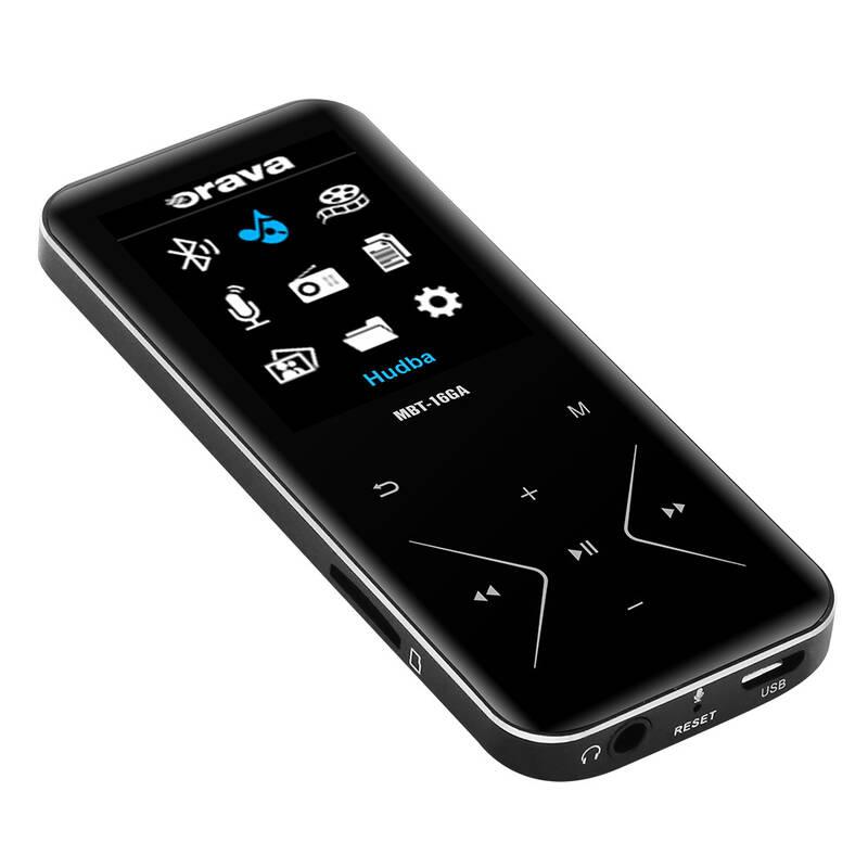 MP4 přehrávač Orava MBT-16GA černý