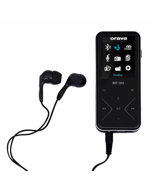 MP4 přehrávač Orava MBT-16GA černý