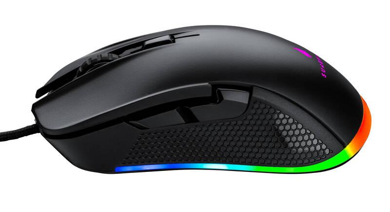 Myš SureFire Buzzard Claw RGB černá