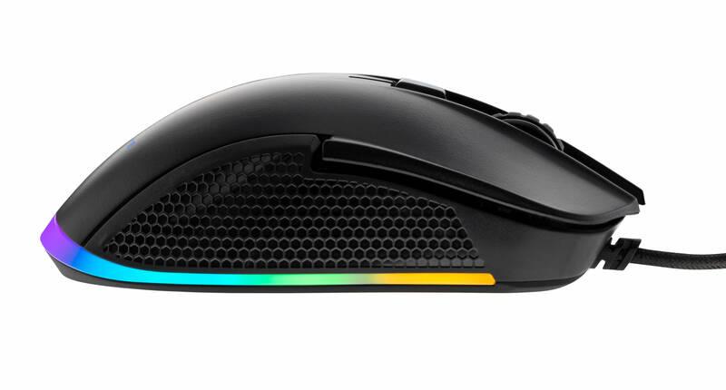 Myš SureFire Buzzard Claw RGB černá