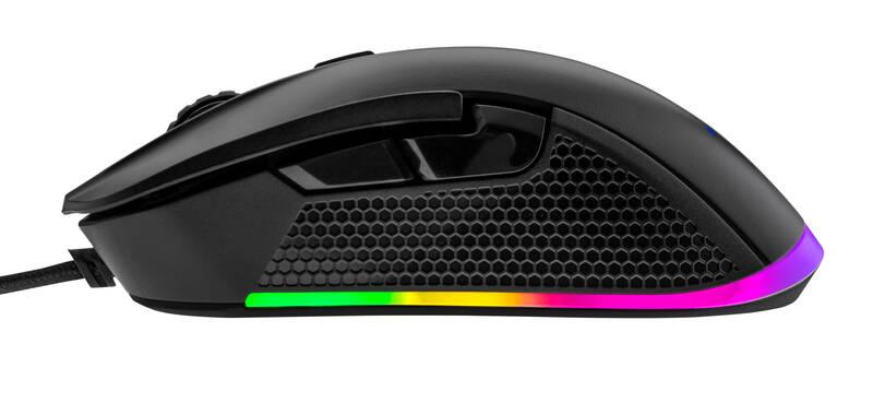 Myš SureFire Buzzard Claw RGB černá