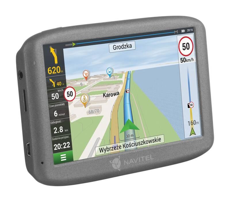 Navigační systém GPS Navitel E501 Lifetime šedá