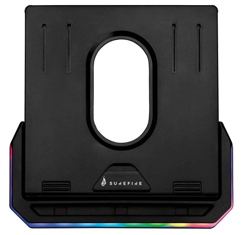 Podstavec pro notebooky SureFire Portus X1 RGB, 17,3" černý