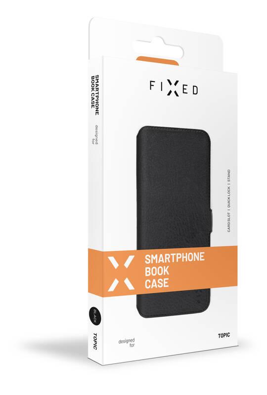 Pouzdro na mobil flipové FIXED Topic na Honor X7 černé