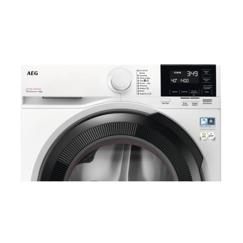 Pračka AEG ProSense™ 6000 LFR61844BC bílá