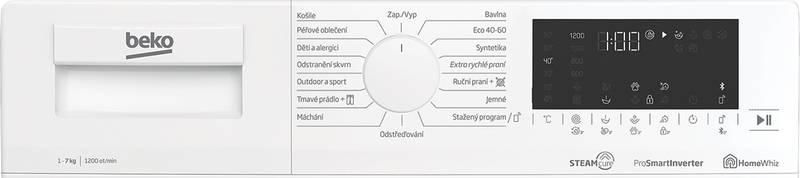 Pračka Beko EWUE76261CSH1W bílá