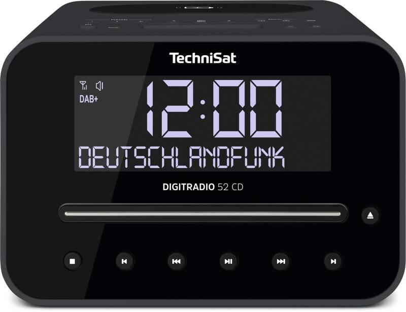 Radiobudík Technisat DIGITRADIO 52 CD černý, Radiobudík, Technisat, DIGITRADIO, 52, CD, černý