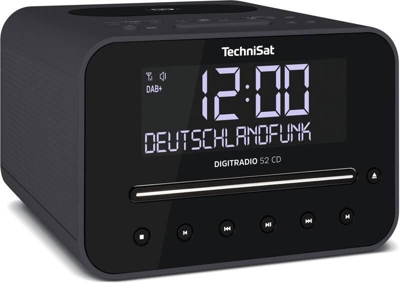 Radiobudík Technisat DIGITRADIO 52 CD černý, Radiobudík, Technisat, DIGITRADIO, 52, CD, černý