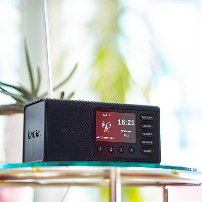 Radiopřijímač s DAB Hama DR1000 černý