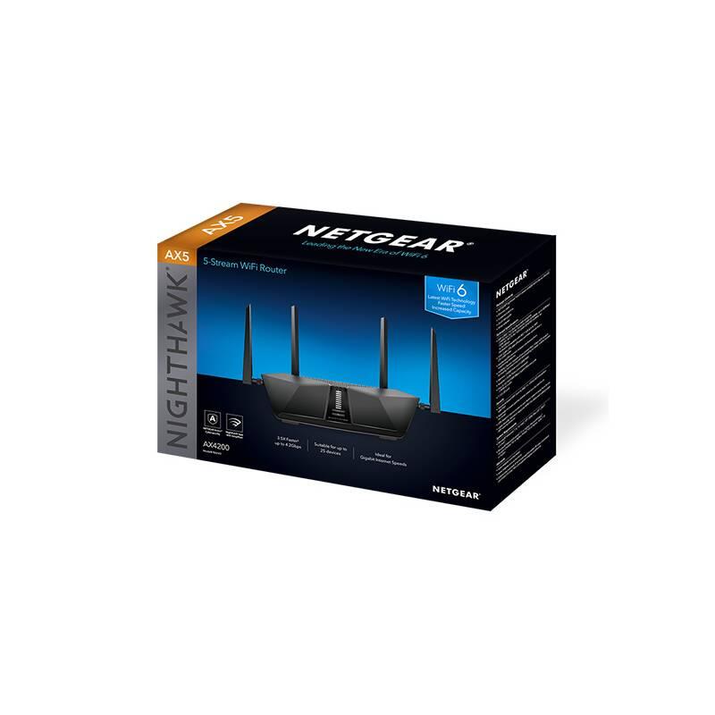 Router NETGEAR Nighthawk AX5 RAX43, Router, NETGEAR, Nighthawk, AX5, RAX43