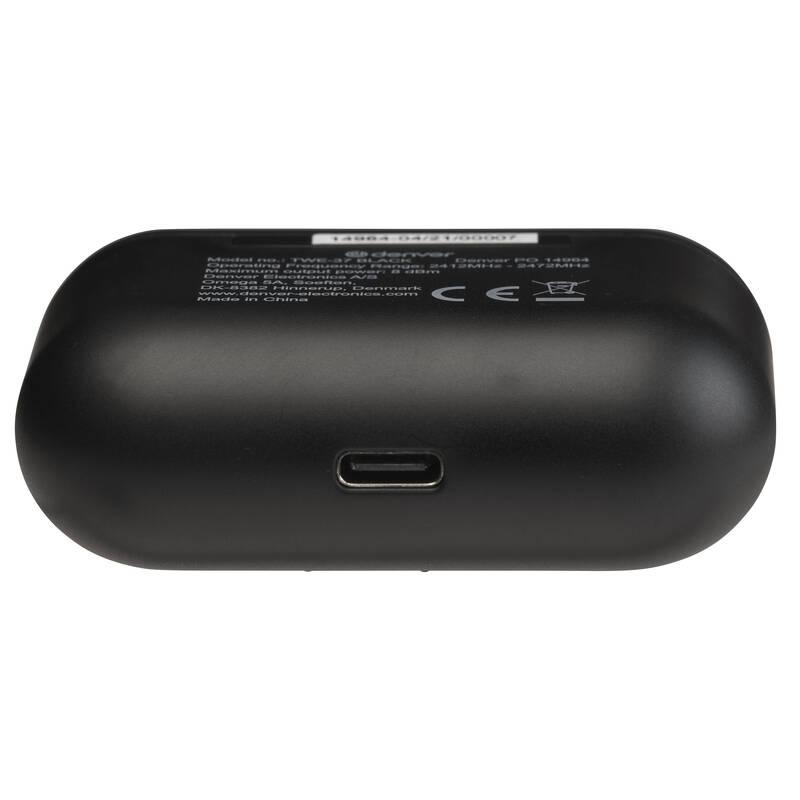 Sluchátka Denver TWE-37 černá