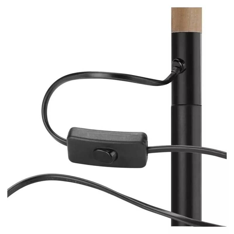 Stojací lampa EMOS EDWARD černá