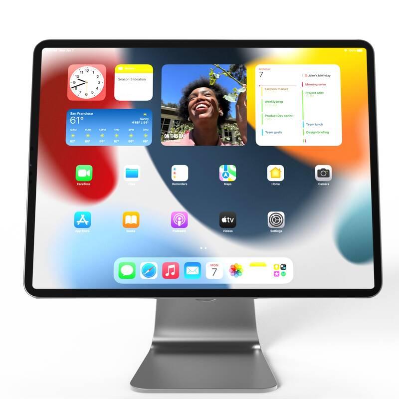 Stojánek CubeNest S021 magnetický pro Apple iPad Air 10,9" a iPad Pro 11" šedý