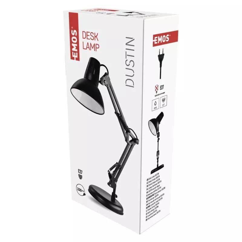 Stolní lampička EMOS DUSTIN černá