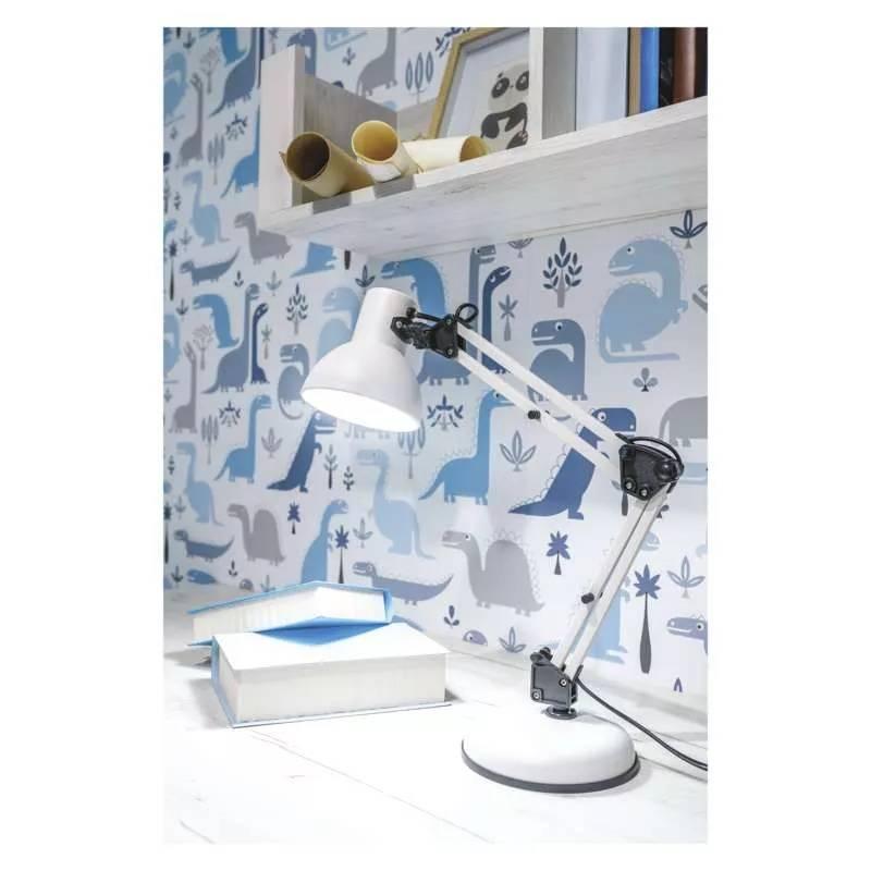 Stolní lampička EMOS LUCAS bílá