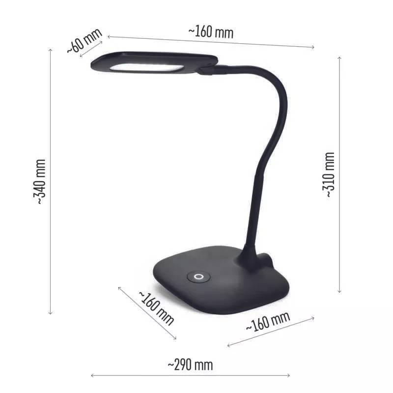Stolní LED lampička EMOS STELLA černá
