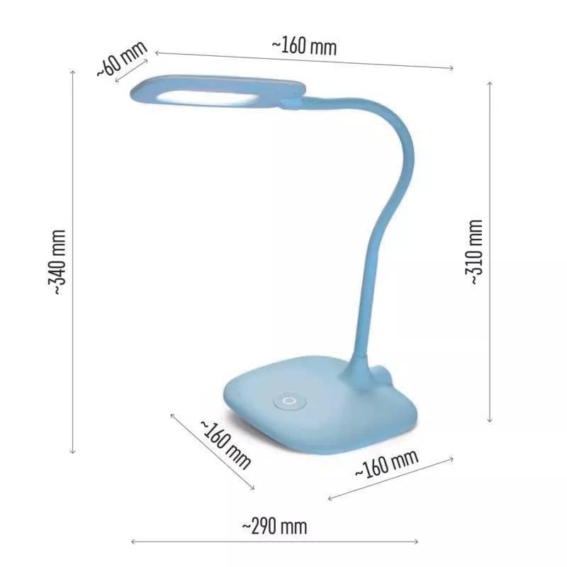 Stolní LED lampička EMOS STELLA modrá