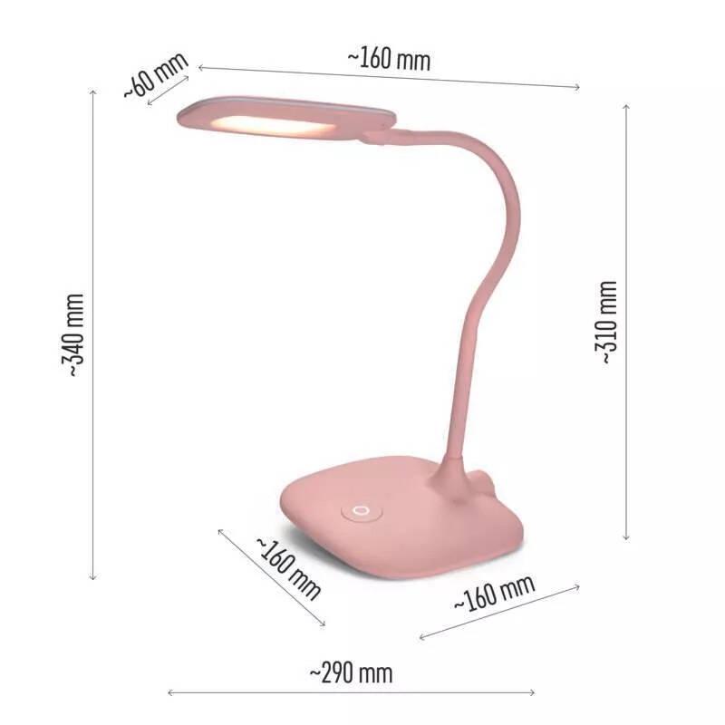 Stolní LED lampička EMOS STELLA růžová