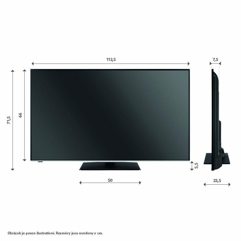 Televize GoGEN TVQ 50X852 GWEB, Televize, GoGEN, TVQ, 50X852, GWEB