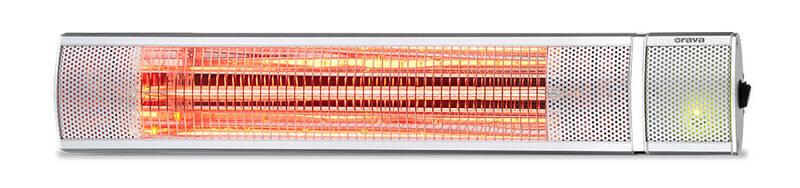 Zářič ohřívač Orava IO-20 stříbrný