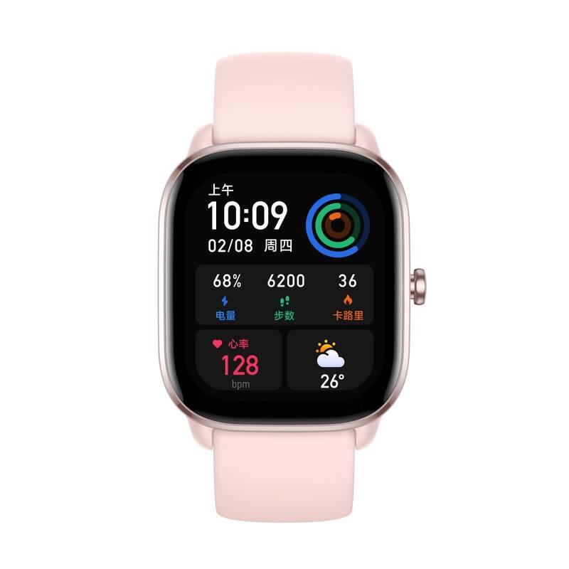 Chytré hodinky Amazfit GTS 4 Mini růžové