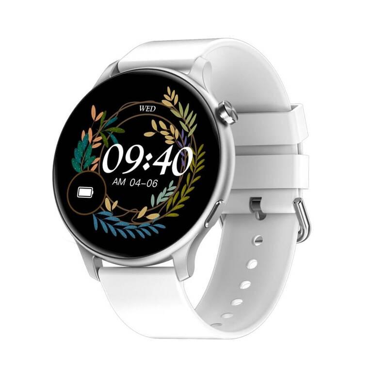 Chytré hodinky Carneo Heiloo HR stříbrné