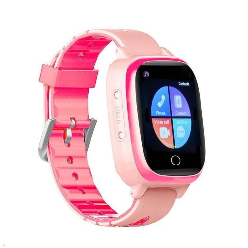 Chytré hodinky Garett Kids Sun Pro 4G růžové