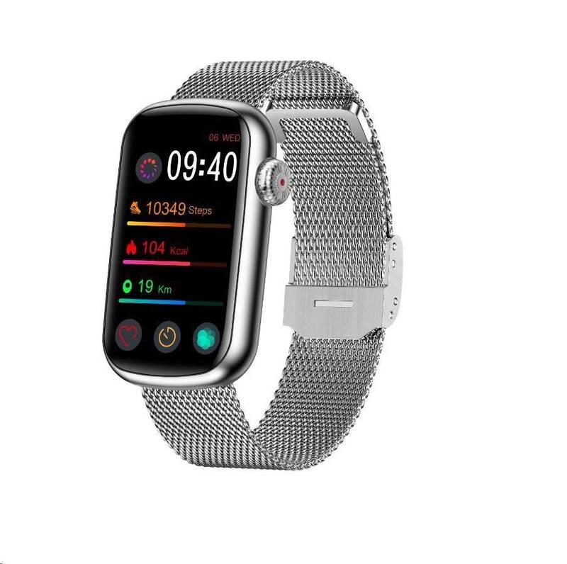 Chytré hodinky Garett Wave RT stříbrné