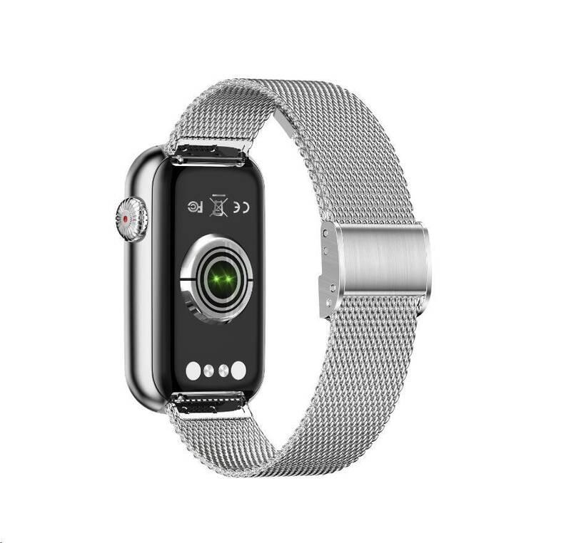 Chytré hodinky Garett Wave RT stříbrné