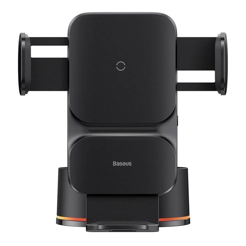 Držák na mobil Baseus Wisdom Auto Alignment s bezdrátovým nabíjením 15 W černý