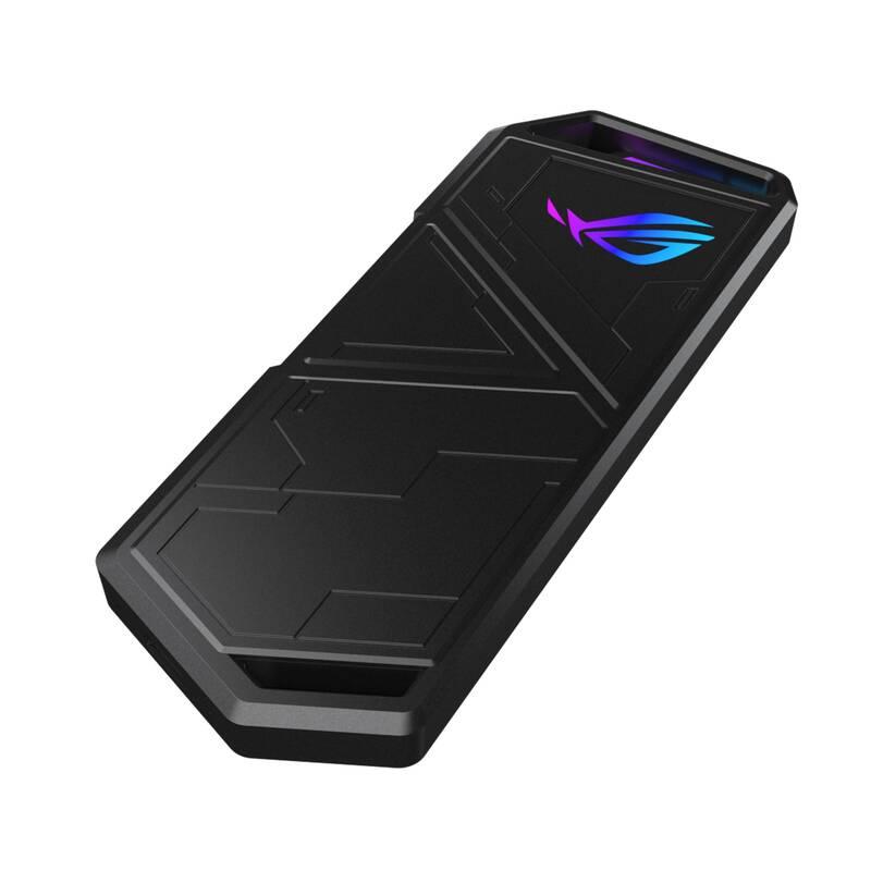 Externí rámeček Asus ROG STRIX ARION SSD NVME AURA case, USB-C 3.2, M.2 NVMe SSD kovový box, délka 30-80 mm, AURA RGB černá, Externí, rámeček, Asus, ROG, STRIX, ARION, SSD, NVME, AURA, case, USB-C, 3.2, M.2, NVMe, SSD, kovový, box, délka, 30-80, mm, AURA, RGB, černá