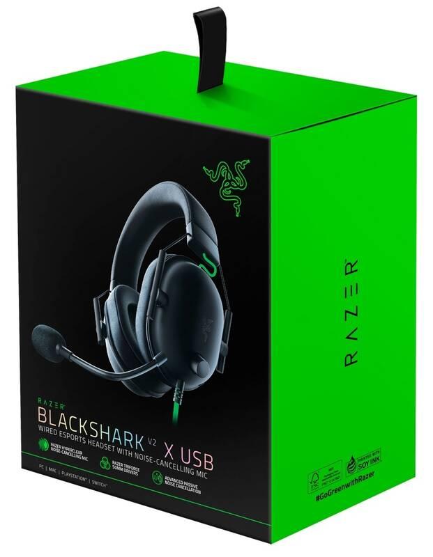 Headset Razer BlackShark V2 X USB černý