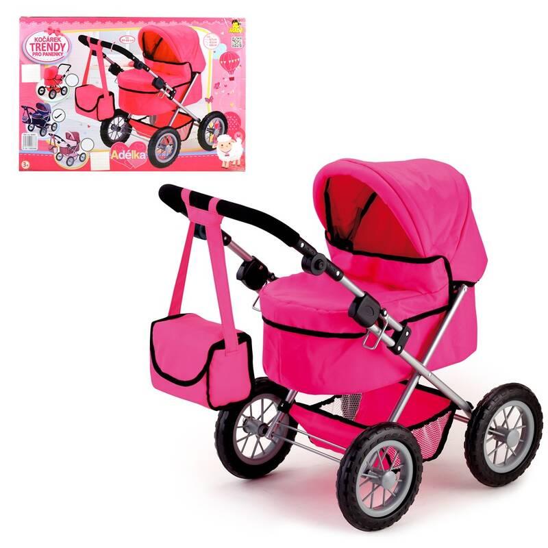 Kočárek pro panenky MaDe Adélka 74845