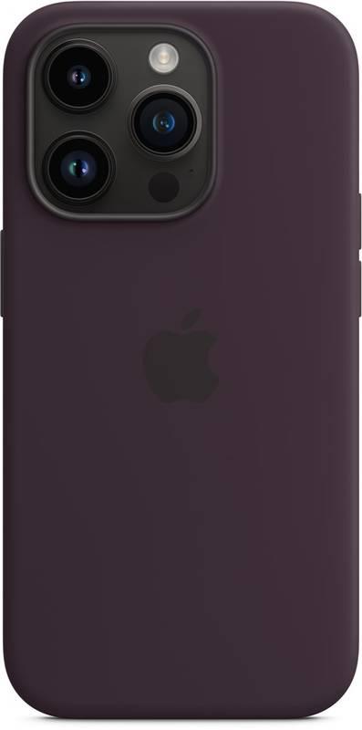 Kryt na mobil Apple Silicone Case s MagSafe pro iPhone 14 Pro - bezinkově fialový
