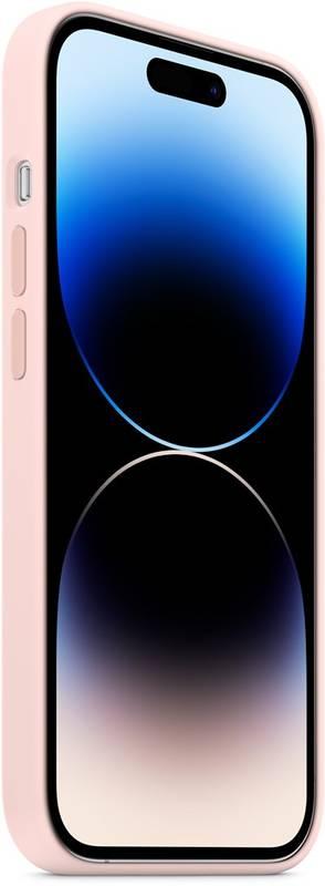 Kryt na mobil Apple Silicone Case s MagSafe pro iPhone 14 Pro - křídově růžový